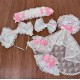 Tatata Vintage Floral Wall Blouses and JSK(Pre-Order/2 Colours/Full Payment Without Shipping)